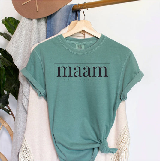 blue spruce ‘maam’ logo tee